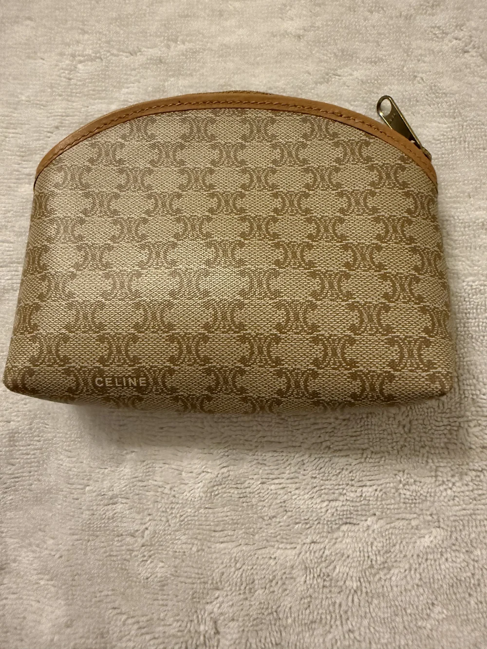 Celine Macadam Half-Moon Pouch